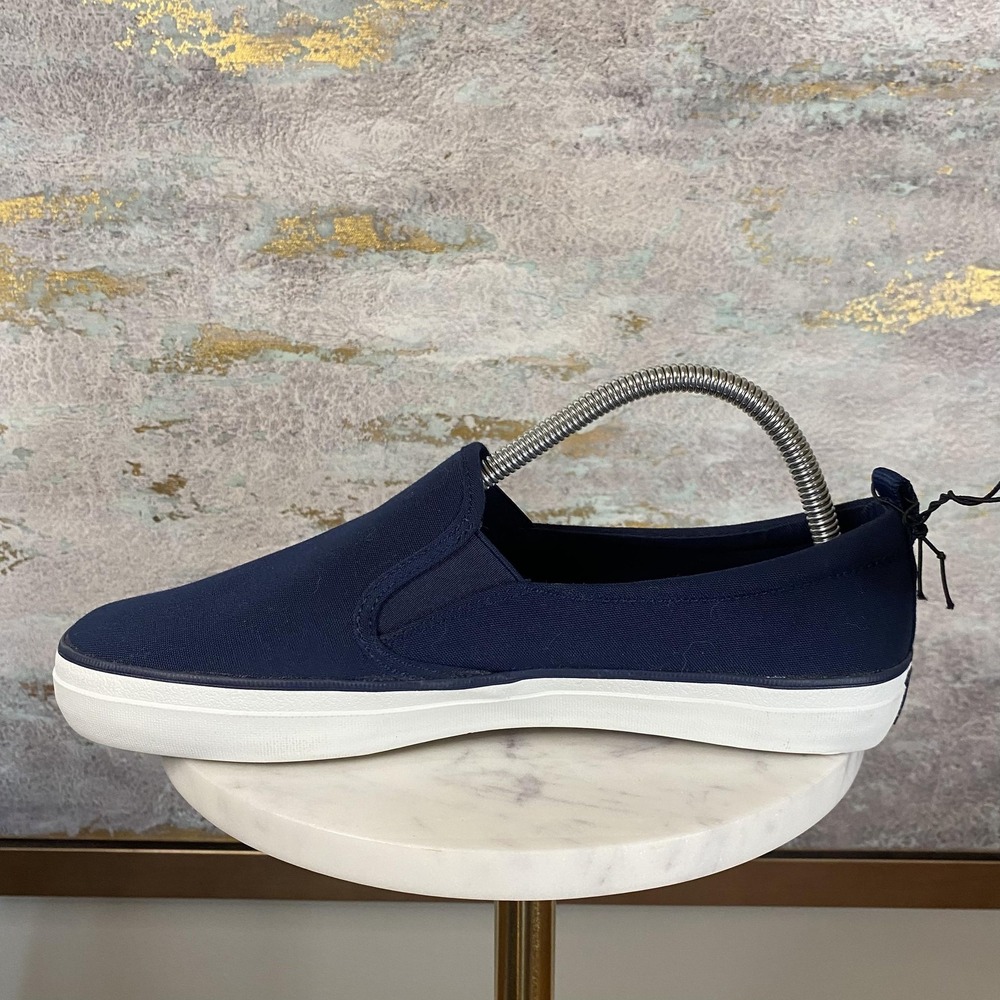 Sperry Shoes Womens Size 9.5W Blue Canvas Slip On Casual Sneakers STS88140 - Picture 7 of 10